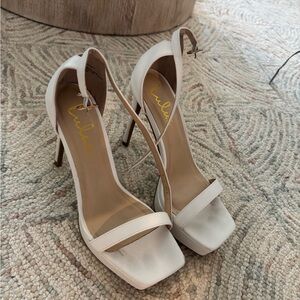Lulu's White High Heel Sandals